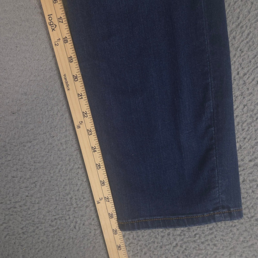 Judy Blue Jeans Womens 15/32 Blue Straight Fit Cotton Blend Stretch Dark Wash - Picture 3 of 11